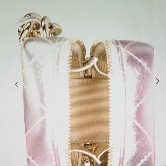 Chanel Metallic Pink Quilted Mini coco punk cube Bag with Chain - Picture 6 of 9